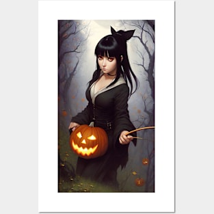 Beautiful Witch From The Forest Posters and Art